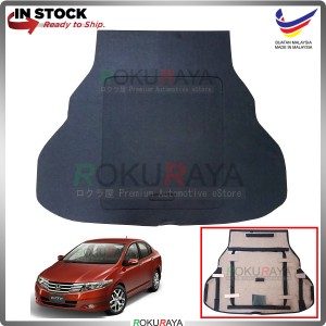 Honda City TMO (5th Gen) 2008-2013 Custom Fit 15mm Rear Bonnet Spare Tyre Tire Tayar Cover Back Hard Board Papan (Carpet Wrapped)